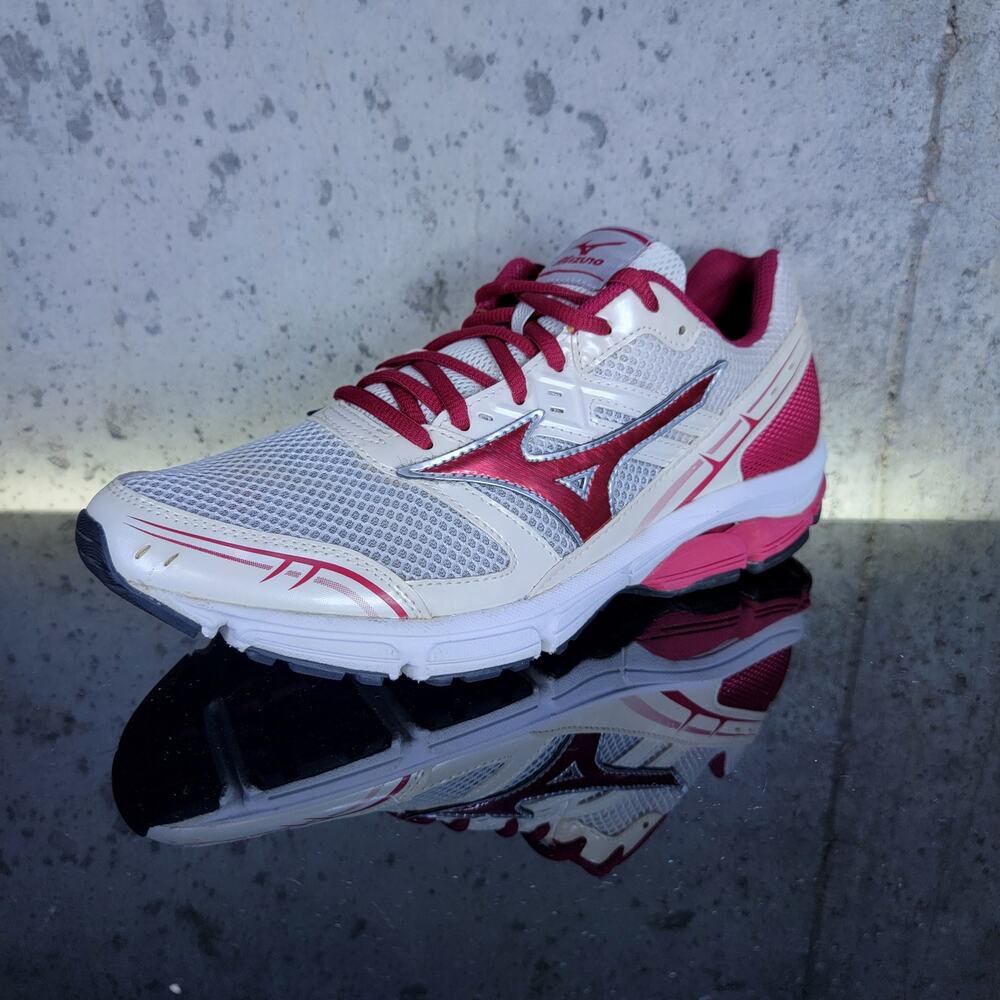Mizuno Wave Impetus Running Shoes, Pink/White, Size 10